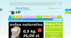 Desktop Screenshot of krainafilcu.pl